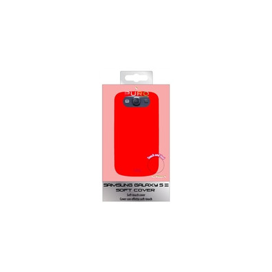Carcasa Crystal Case Fluo Roja para Samsung Galaxy SIII