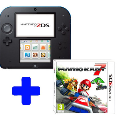 Nintendo 2DS Azul + Mario Kart 7
