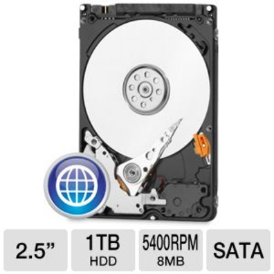 Disco duro 2.5'' 1 TB SATA 3 Western Digital