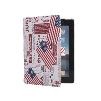 American Flag Design Flip Case for iPad 2