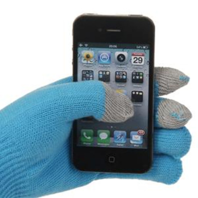 Guantes para iPad/iPhone/iTouch Azul