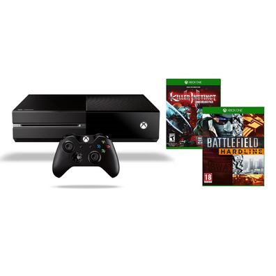 Xbox One (500 GB) + Battlefield Hardline + Killer Instinct