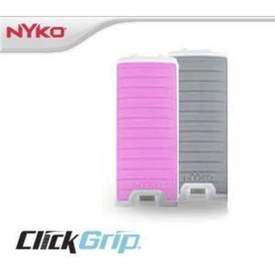 Click Grip Wii- Rosa/Gris Nyko