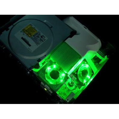 XCM Core Cooler v.2 Twin-Fans Green Xbox 360