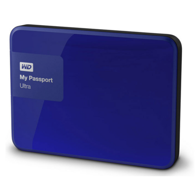 Disco duro externo Western Digital 1tb 2.5 USB 3.0 My Passport Ultra Azul