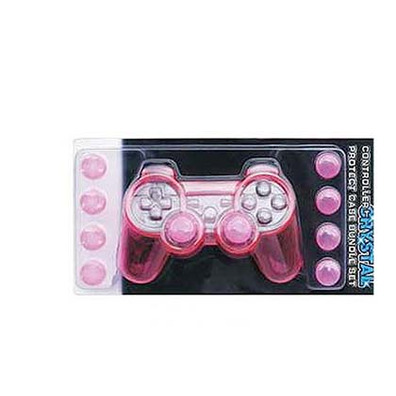 Controller Cristal Protect Sixaxis Cherry Pink Dragonplus PS3