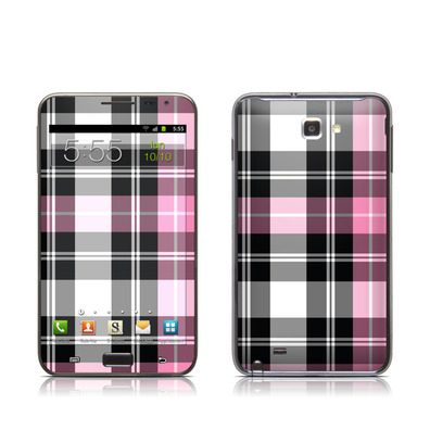 Skin Pink Plaid Samsung Galaxy Note