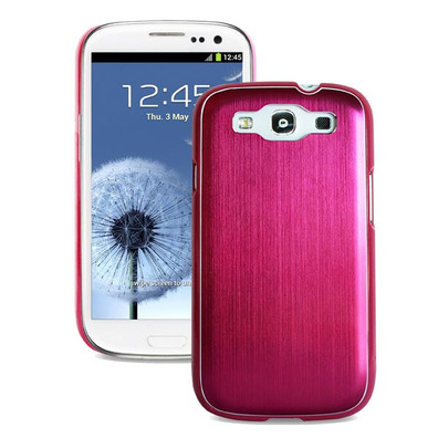 Carcasa Metálica Rosa para Samsung Galaxy S3 Puro