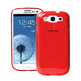 Carcasa Crystal Case Fluo Roja para Samsung Galaxy SIII