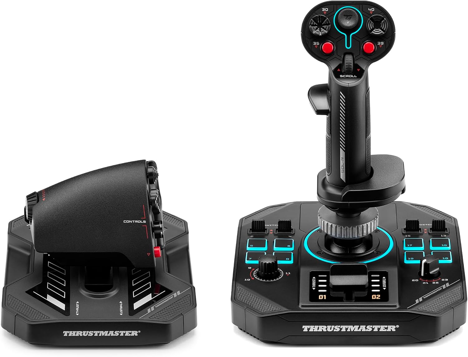 Thrustmaster Sol-R 4 HOTAS - Joystick y Acelerador PC