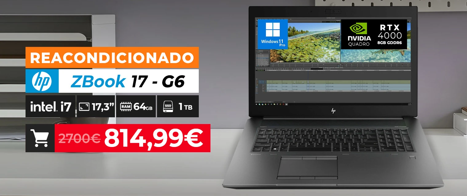 HP Zbook 17 G6 Reacondicionado