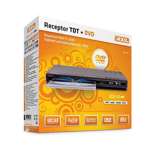 RECEPTOR TDT ENGEL AXIS RT204 DUO (DVD+SD DVBT+USB)