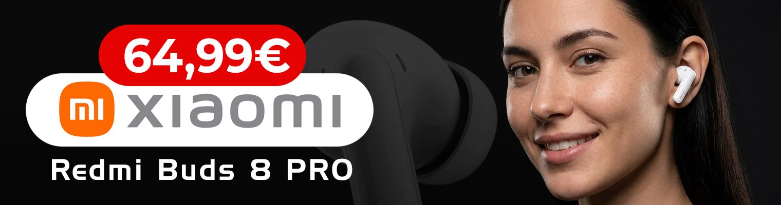 Auriculares Bluetooth Xiaomi Redmi Buds 8 Pro ANC Blanco