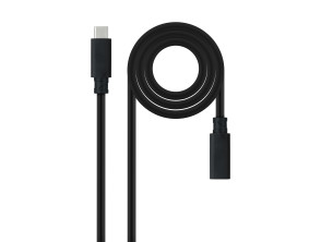 Añadir a la cesta Cable USB-C 1.5 M Negro NanoCable 3.2 Gen2x2 20Gbps 100W/5A, 4k/60Hz Cable USB-C 1.5 M Negro NanoCable 3.2 Gen2x2 20Gbps 100W/5A, 4k/60Hz