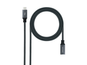 Añadir a la cesta Cable USB-C Negro Mallado NANOCABLE 0.5M 3.2 Gen2x2 20Gbps 100W/5A Cable USB-C Negro Mallado NANOCABLE 0.5M 3.2 Gen2x2 20Gbps 100W/5A