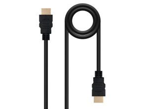 CABLE HDMI V1.4 (ALTA VELOCIDAD/HEC) A/M-A/M 1 M NANOCABLE