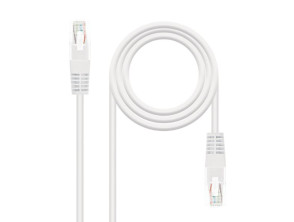 Cable de Red Nanocable CAT6 UTP RJ45 Latiguillo 0.25 M Blanco