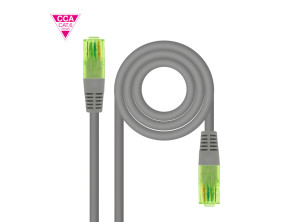 Añadir a la cesta Cable de Red Cat6 Nanocable Latiguillo UTP CCA AWG26 0.25m Gris Cable de Red Cat6 Nanocable Latiguillo UTP CCA AWG26 0.25m Gris