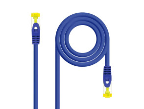 Cable de Red Latiguillo Nanocable CAT6A SFTP RJ45 0.25m Azul