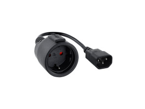 Adaptador Nanocable C14/M a CEE7/H 50 cm - Conectividad
