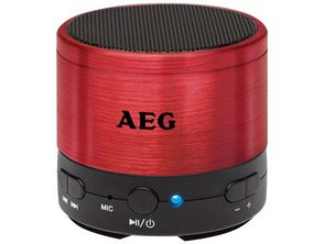 AEG Altavoz bluetooth BSS 4826 rojo