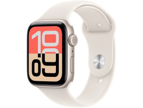 APPLE WATCH SE 3 44mm CAJA ALUMINIO CELL CORREA DEPORTIVA BLANCA M/L