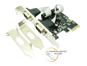 ADAPTADOR PCI-E 2 PUERTOS SERIE APPROX