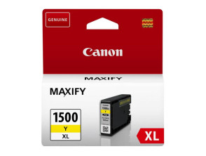 Cartucho de tinta amarillo Canon PGI-1500 XL - Alta calidad y rendimiento