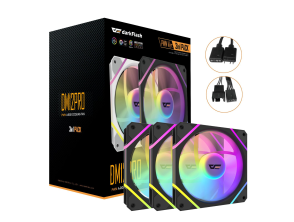 VENTILADORES AUXILIAR 3 KIT DM-12 120 PRO A-RGB NEGRO DARKFLASH