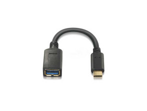 Cable USB-C 3.1 Gen1 5Gbps 3A 15cm Negro - Nanocable