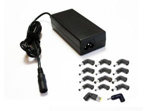 CARGADOR UNIVERSAL DE PORTATIL COOLBOX COO-NB065-0 GAN USB-C 65W 14 TIPS 15V-20V