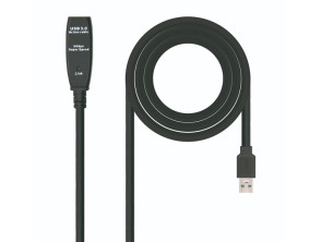 Añadir a la cesta Cable Extensión USB 3.0 5M Tipo A/M-A/H Cable Extensión USB 3.0 5M Tipo A/M-A/H