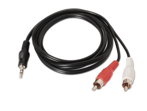 Añadir a la cesta Cable Audio 3.5mm a 2 RCA 3M - Nanocable Cable Audio 3.5mm a 2 RCA 3M - Nanocable