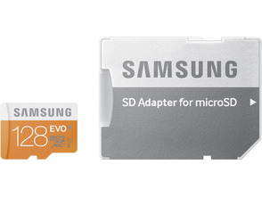 Añadir a la cesta MICRO SD SAMSUNG + ADAPTADOR SD 128GB EVO CLASE 10 MICRO SD SAMSUNG + ADAPTADOR SD 128GB EVO CLASE 10