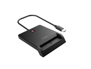 LECTOR TARJETAS EXTERNO USB-C PRIMO NEGRO TRUST