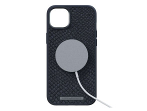 Funda MagSafe iPhone 14 Piel de Salmón Negro NJORD - Accesorio Smartphone