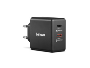 Añadir a la cesta Cargador Universal Lenovo USB-C 65W para Portátil y Smartphone con Dos Puertos USB-C Cargador Universal Lenovo USB-C 65W para Portátil y Smartphone con Dos Puertos USB-C