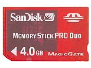 Memory Stick Pro Duo 4 Gb Gaming Sandisk
