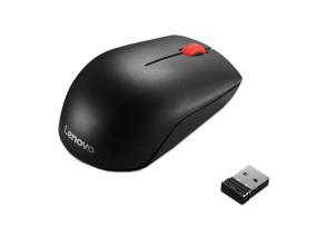 Mouse Lenovo Wireless Essential Compact USB 2.4GHz 1600DPI - Color Negro