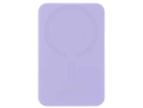 Baseus Power Bank Mini 5000mAh Morado MagSafe - Carga Rápida 20W y Cable Tipo C Incluido