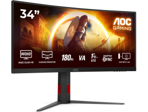 Añadir a la cesta MONITOR GAMING AOC CURVO WQHD 180Hz - Modelo CU34G4 MONITOR GAMING AOC CURVO WQHD 180Hz - Modelo CU34G4