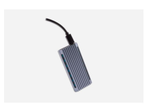 CAJA EXTERNA SSD M.2 NVMe RGB USB3.1 PLATA DEEPGAMING