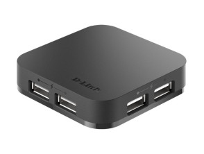 D-LINK HUB 4 PUERTOS USB2.0 - Conectividad Sencilla y Eficiente