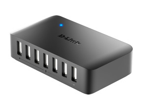 D-LINK HUB USB 2.0 de 7 Puertos