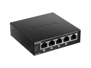 D-LINK SWITCH 5 PUERTOS 10/100/1Gbit con 4 Puertos PoE