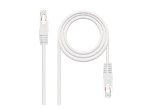 Añadir a la cesta CABLE DE RED LATIGUILLO RJ45 CAT.5E UTP AW24 5 M BLANCO NANOCABLE CABLE DE RED LATIGUILLO RJ45 CAT.5E UTP AW24 5 M BLANCO NANOCABLE