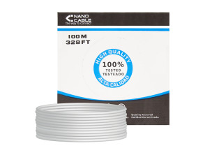 CABLE DE RED UTP CAT6 100M - NanoCable
