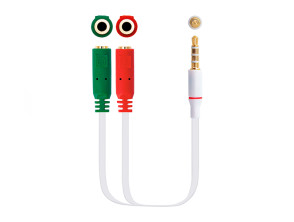 Cable Adaptador Audio Jack 3.5mm Nanocable 20cm