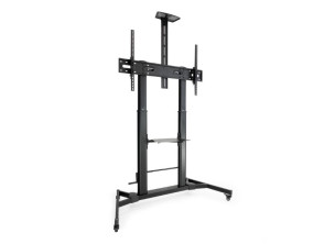 SOPORTE SUELO CON REGULACIÓN PARA MONITORES DE 60''-100'' NEGRO TOOQ