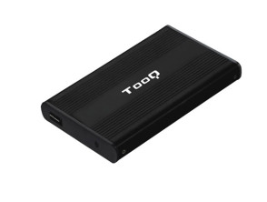 CAJA EXTERNA TOOQ 2.5'' SATA 2.0 NEGRO USB